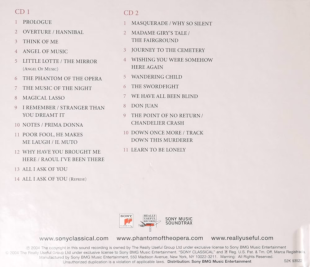 What movies are based on Phantom of the opera?