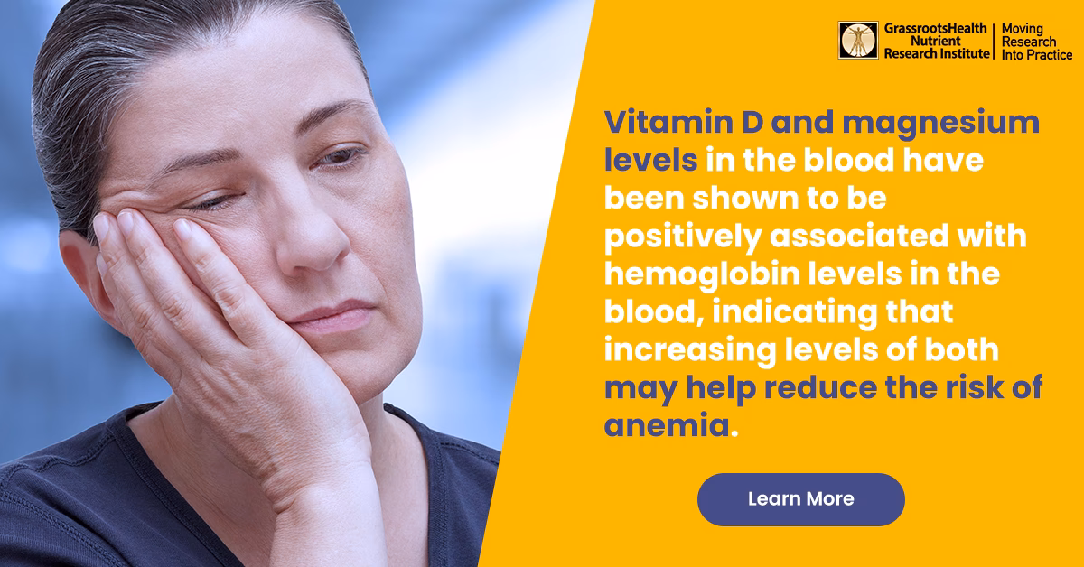 Is vitamin D deficiency related to anemia?