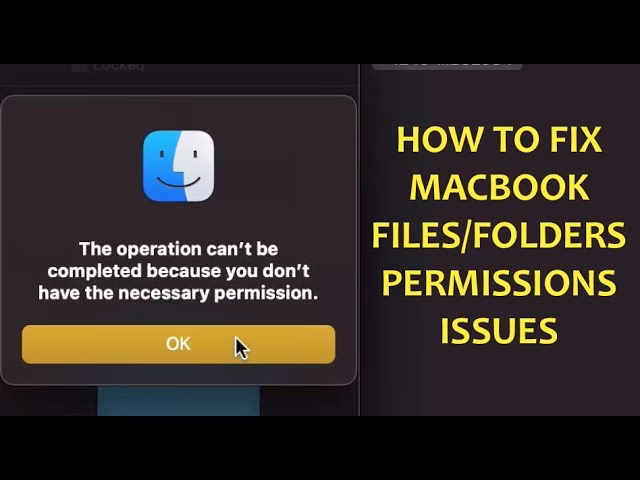 Why am I getting a “you need permission to perform this action” error?