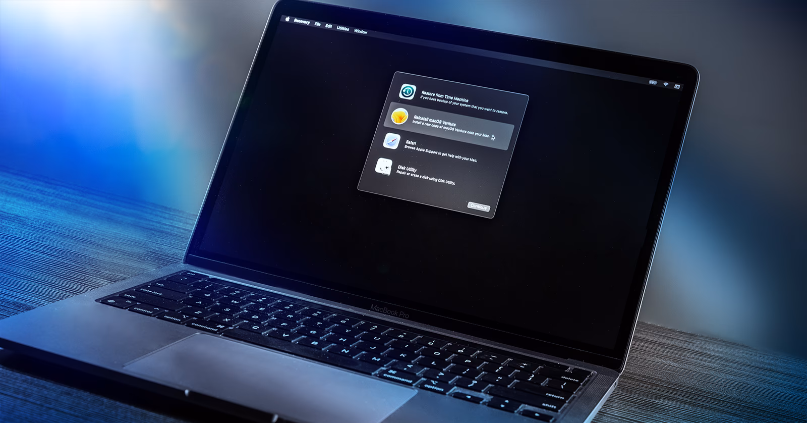 How to reinstall macOS using Recovery mode?