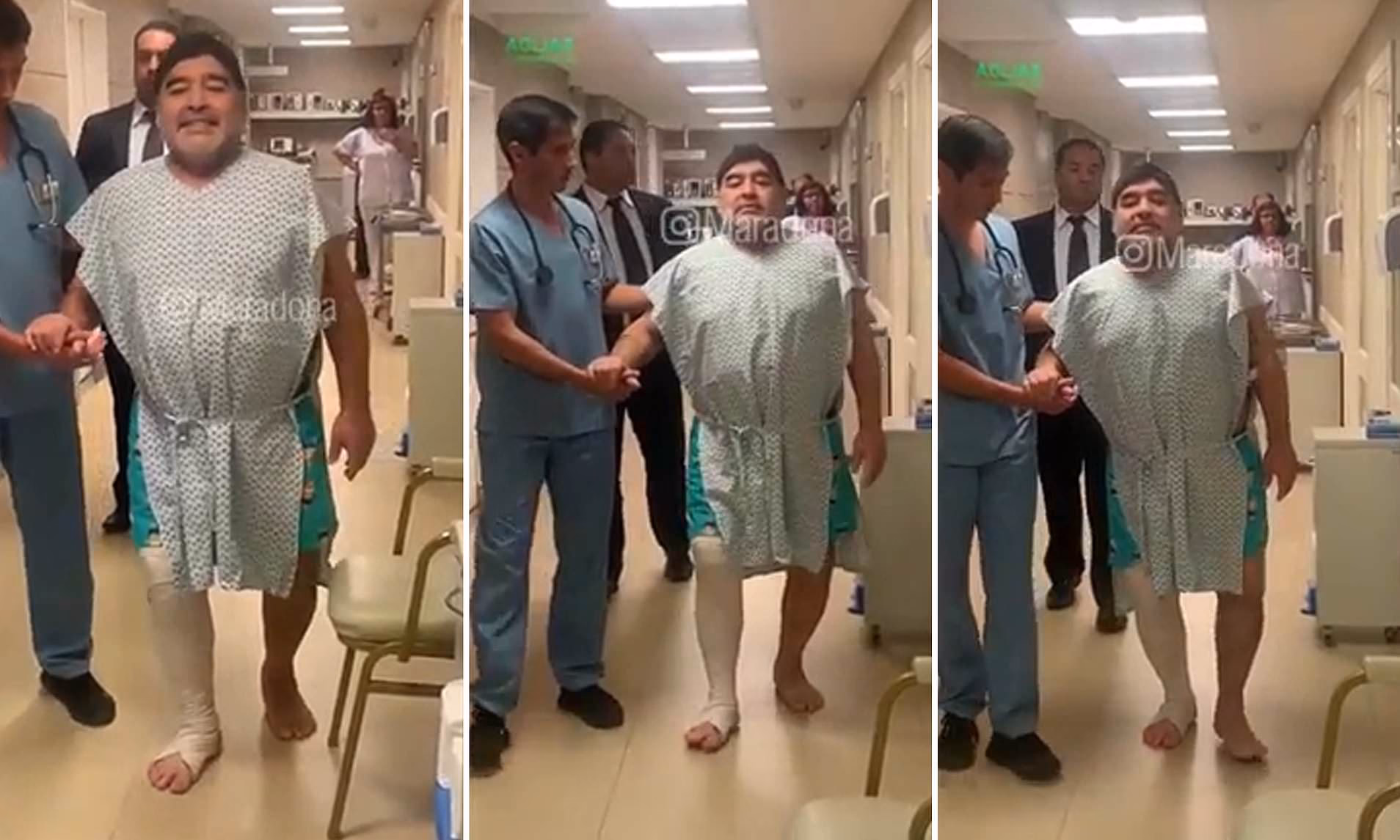 When will Diego Maradona be discharged from hospital?