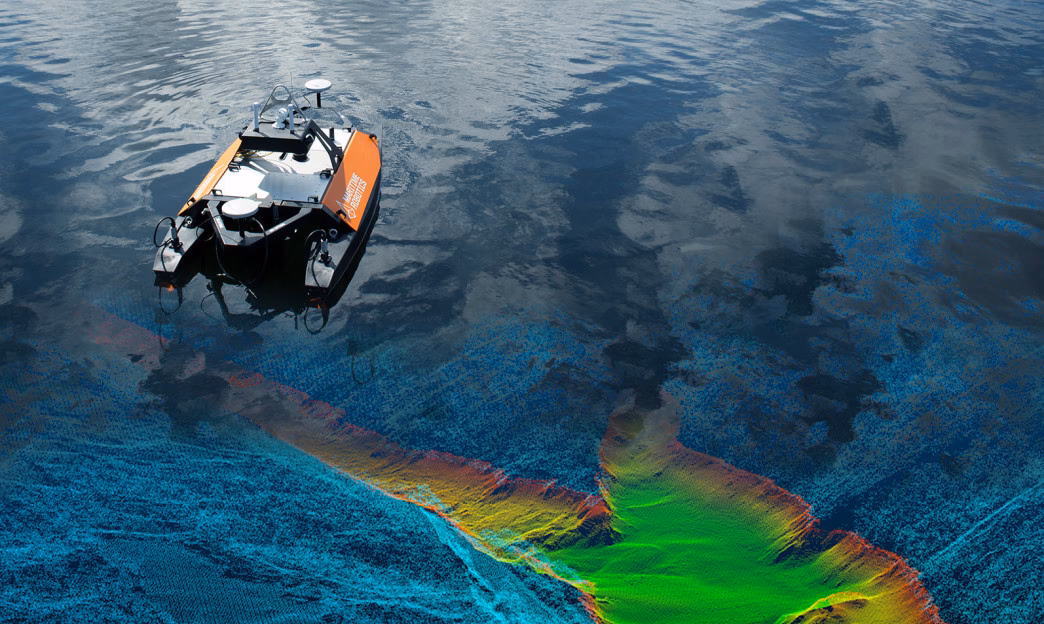 What types of data are collected during offshore survey operations?