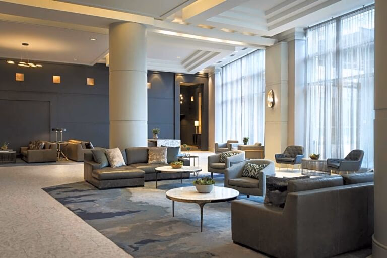 What is the Marriott hospitality center?