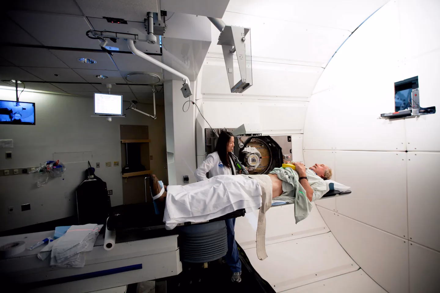 Does proton therapy work for gliomas?