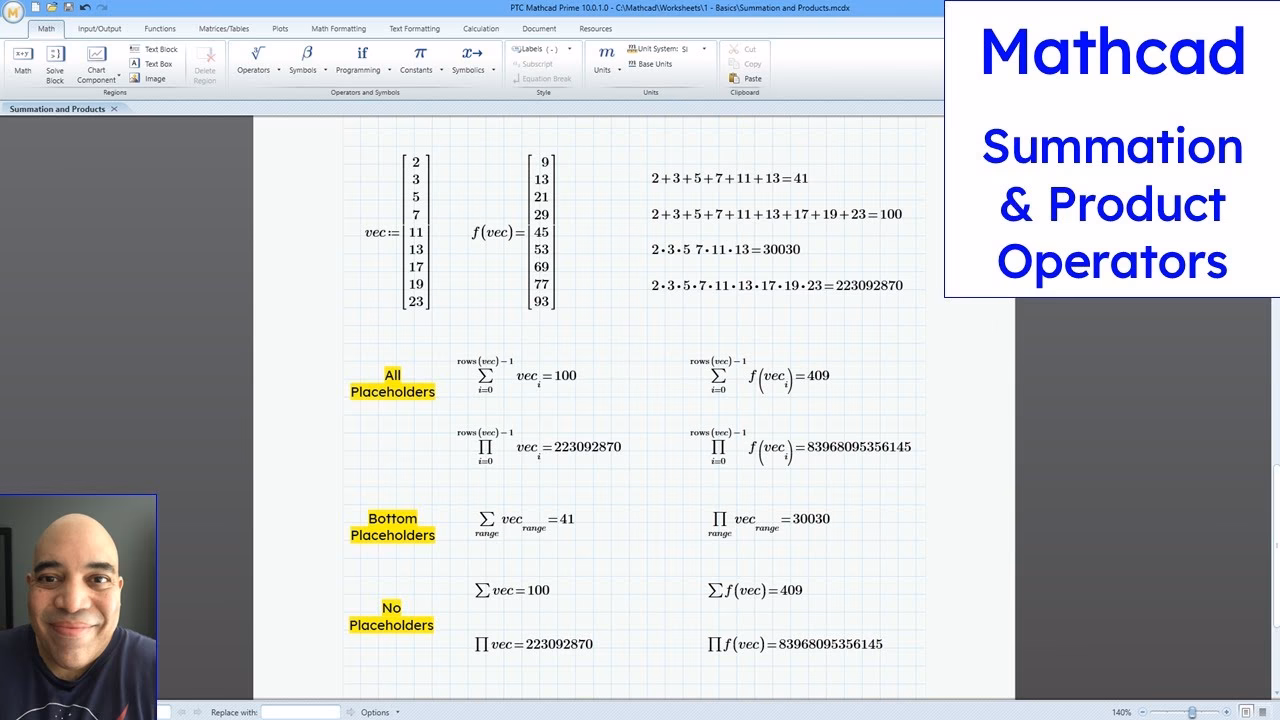 What is a summation operator?
