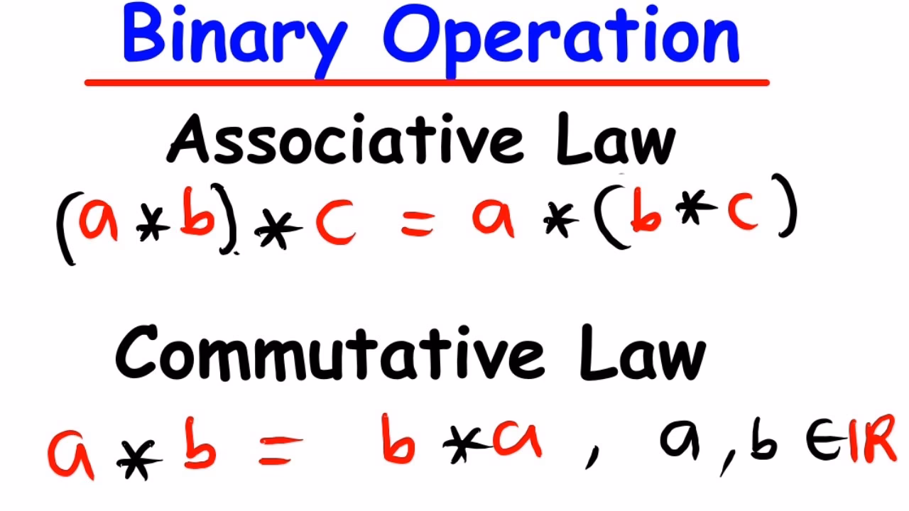 What is a binary operation in logic?