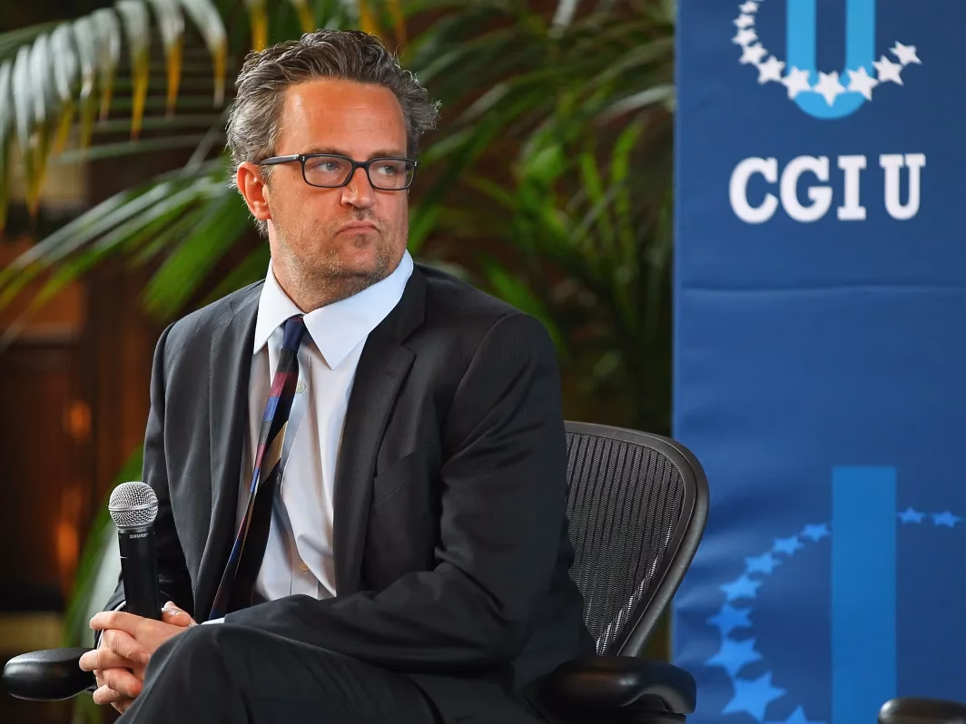 Who confronted Matthew Perry about his sobriety?