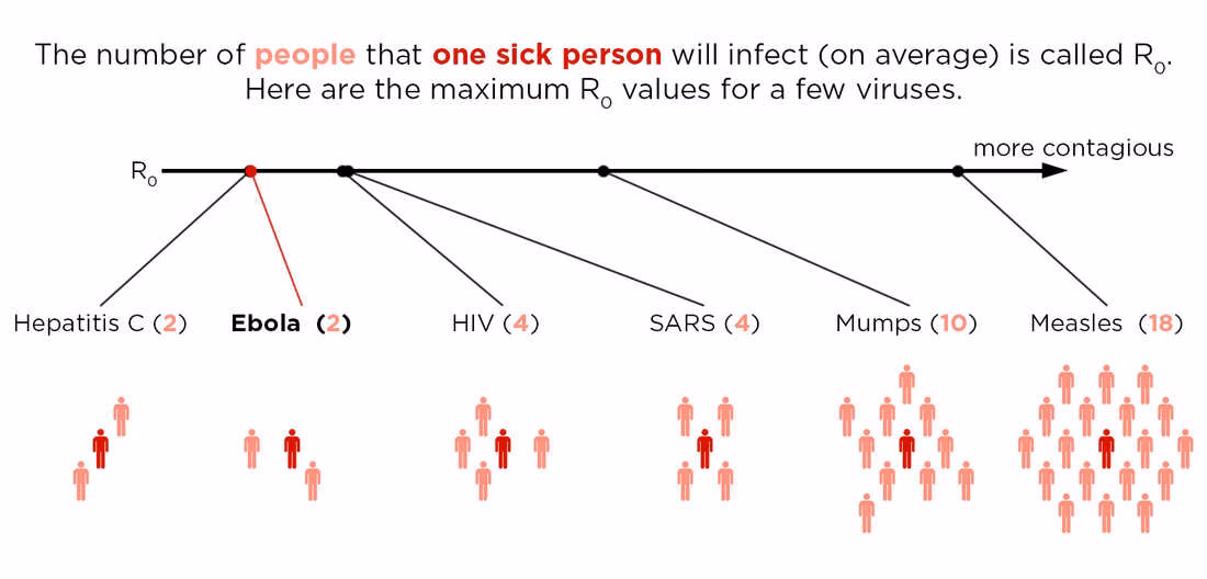 What does a high r nought value mean for measles?