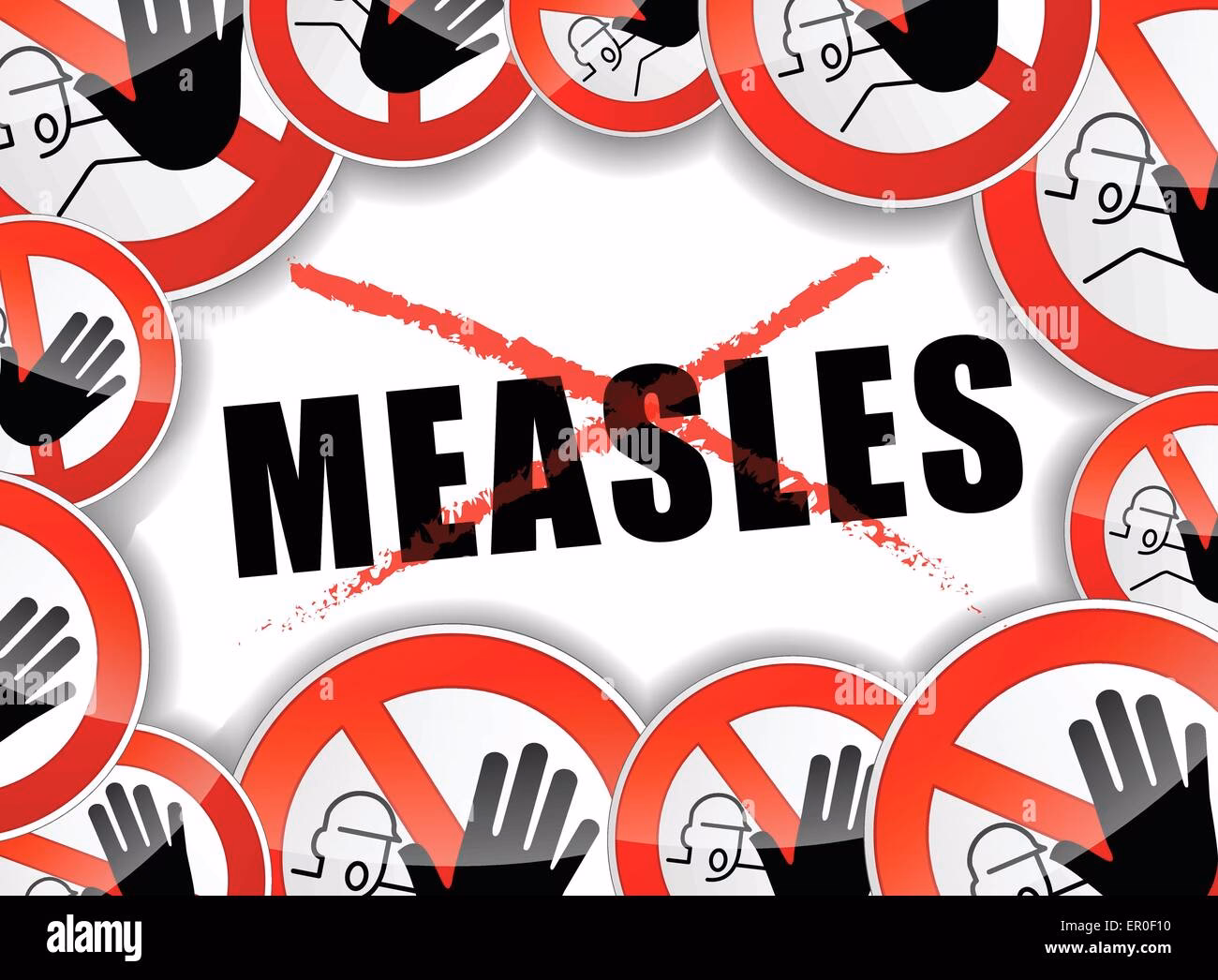 What is a non-selective measles campaign?