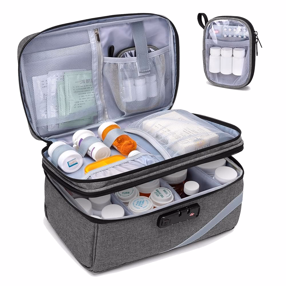 What is a lockable medication bag?