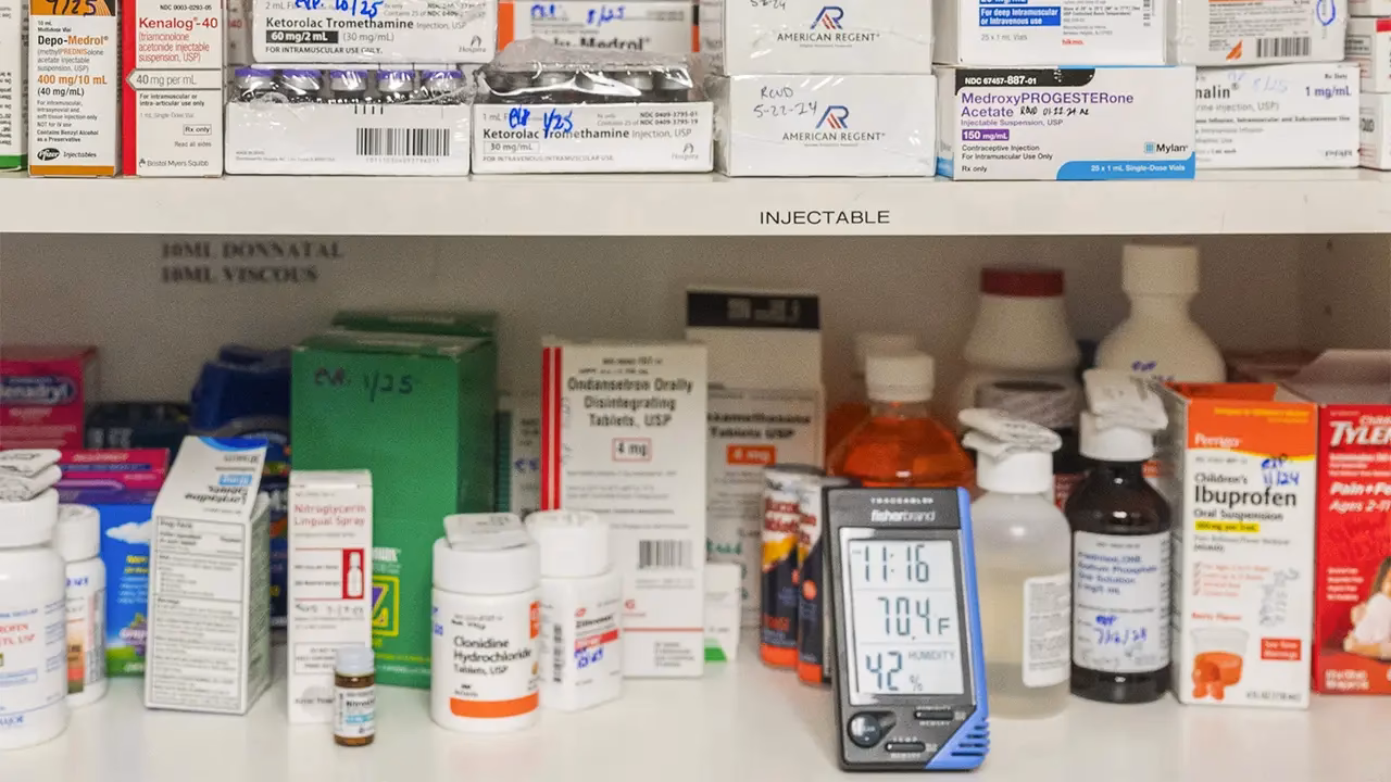 Can a drug be stored at a high temperature?