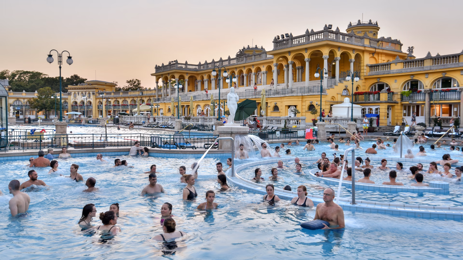 Are there any historic bathhouses in Budapest?