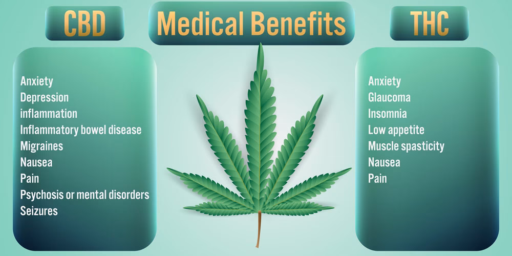 Does cannabis containing THC have health benefits?