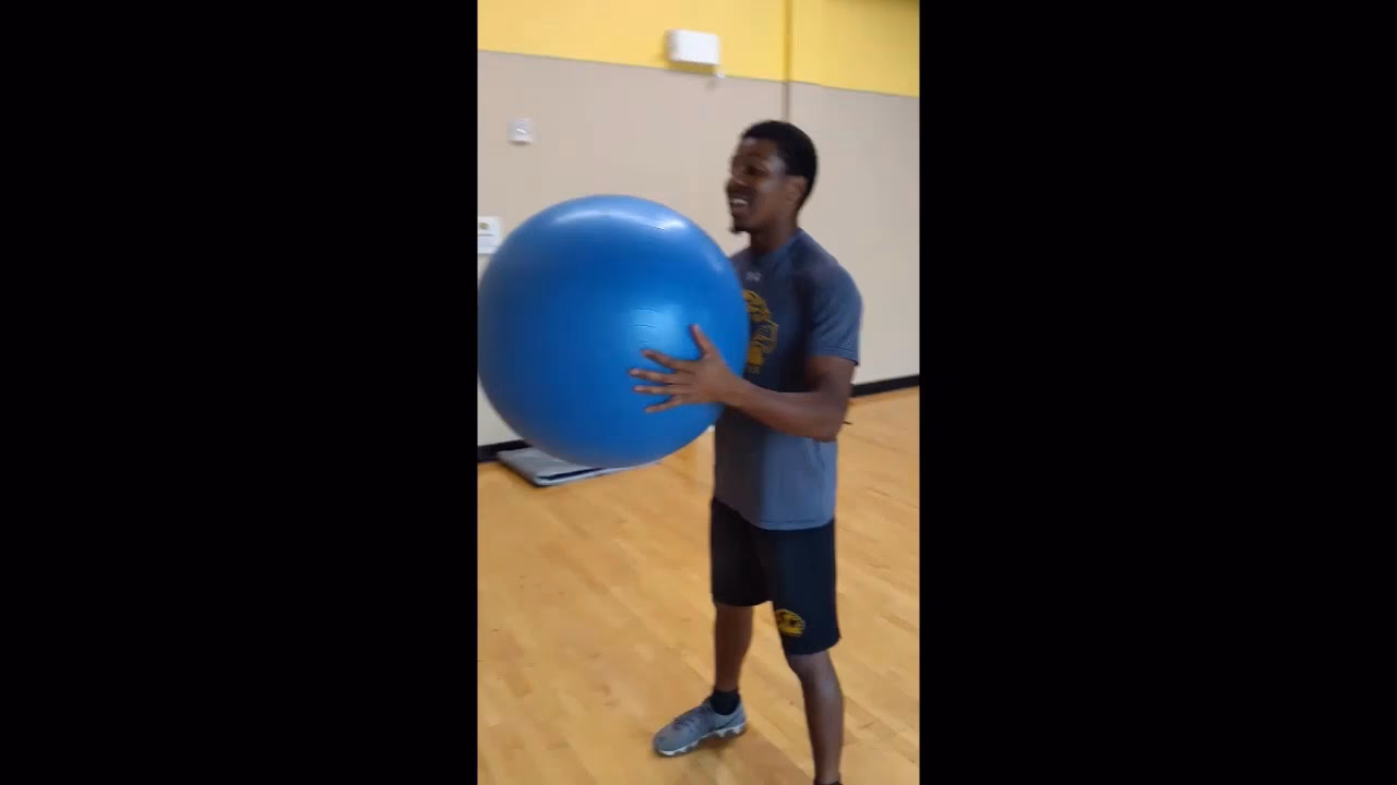 What is a medicine ball throw?