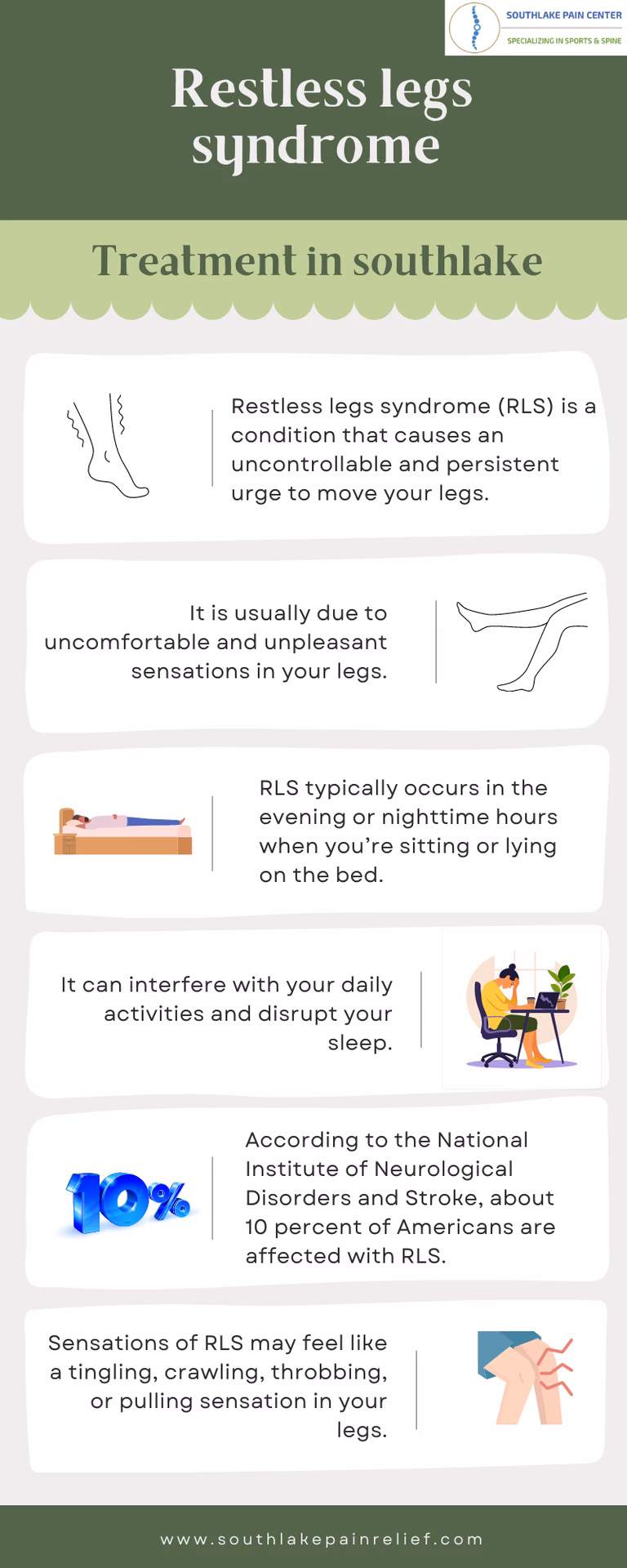 How is restless legs syndrome treated?