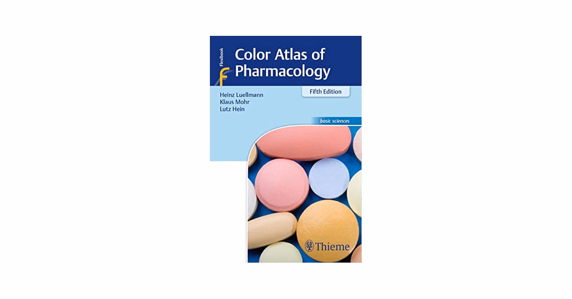 How many sections are in the pharmacology Atlas?