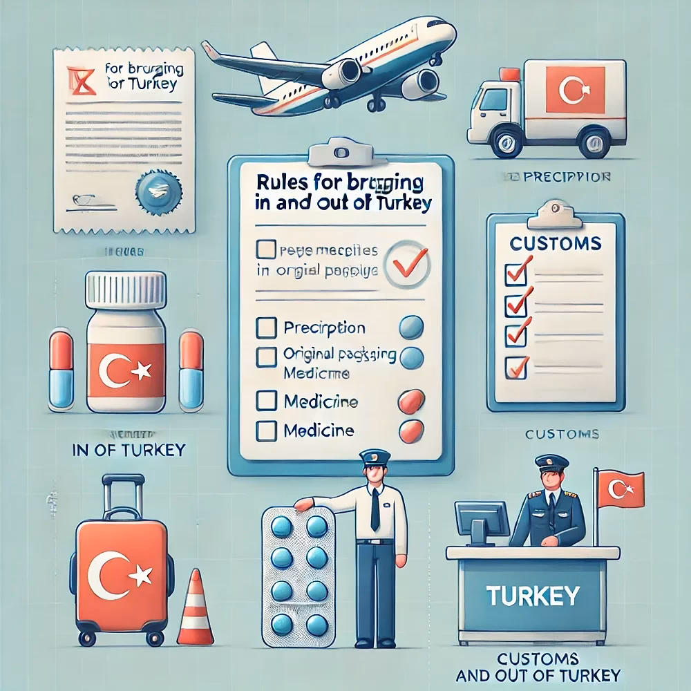 Can a tourist bring a prescription medication into Turkey?
