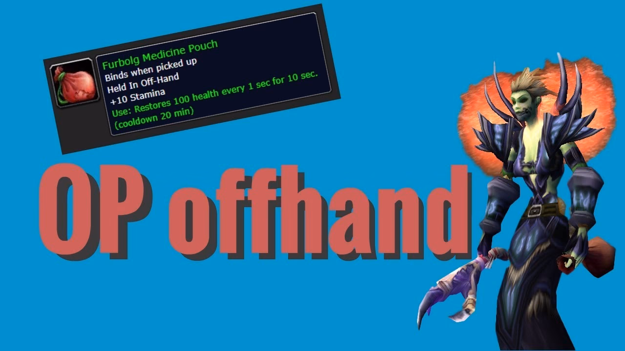 Is the furbolg medicine pouch worth it?