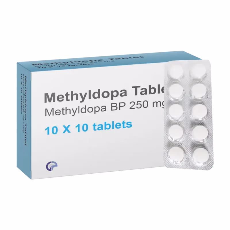 What is methyldopa (Aldomet) used for?