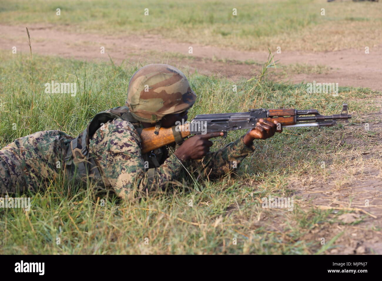 What is a prone sniper position?