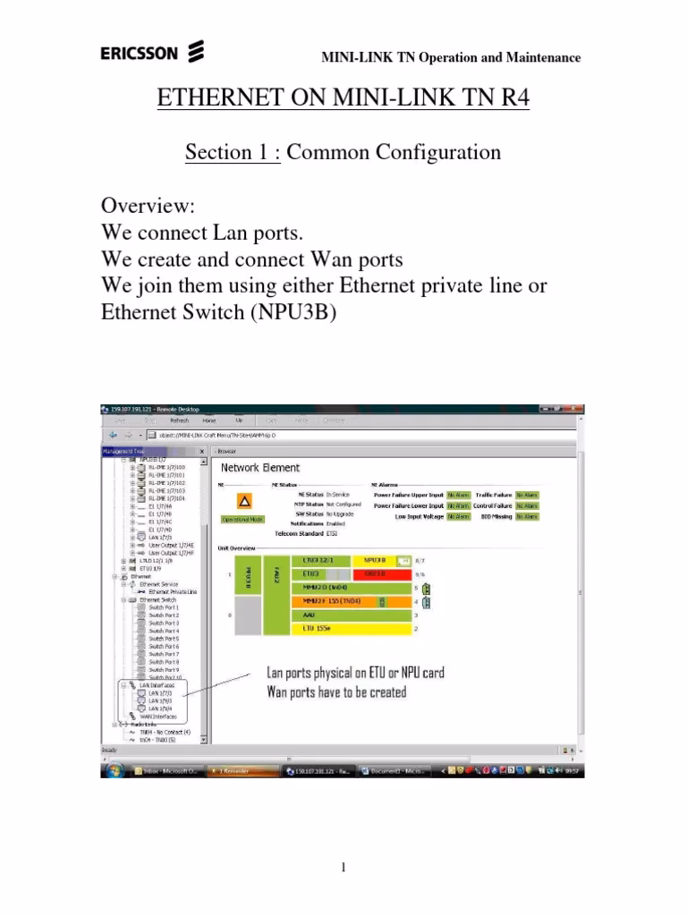 What is Mini-Link TM TN R4 ETSI?