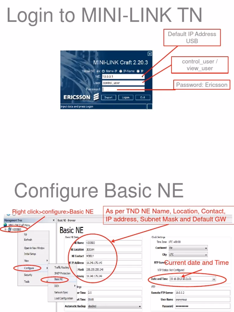 What is a Mini Link TN WAN port?