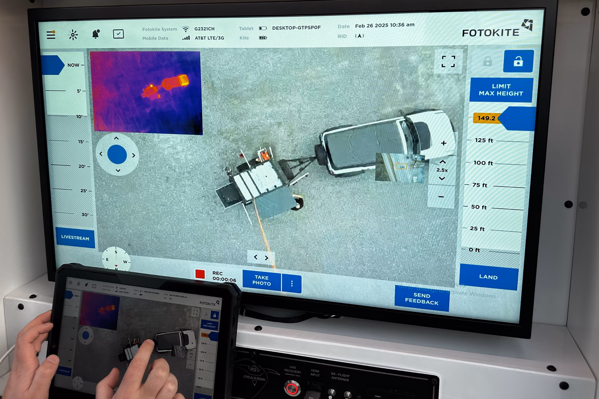 How do you get to the mobile operations center?