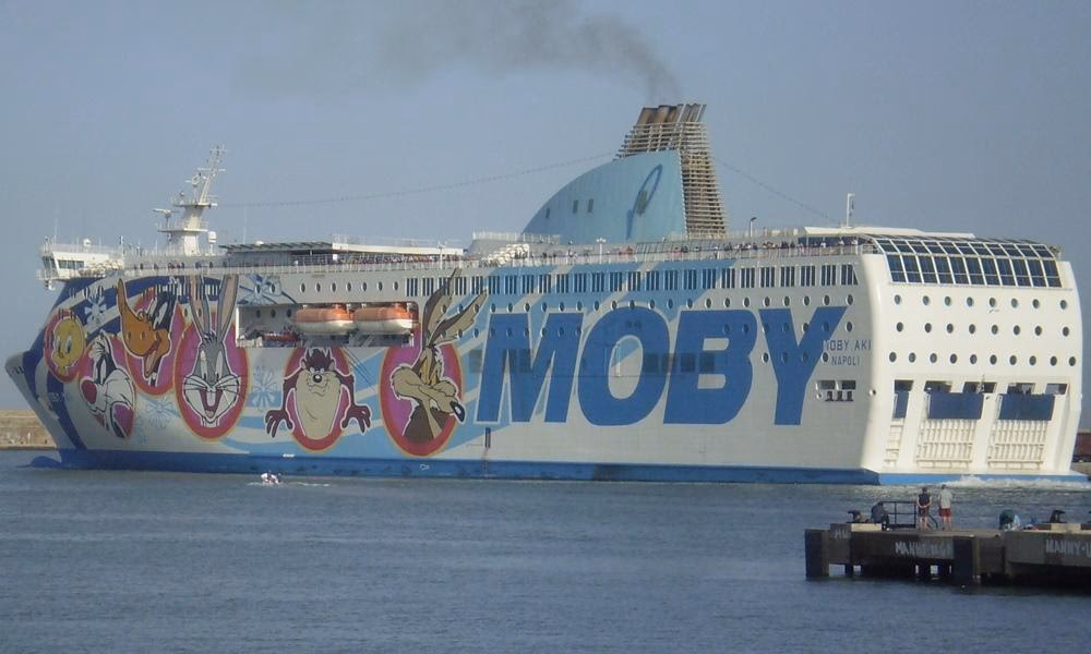 What is vessel Moby Aki?