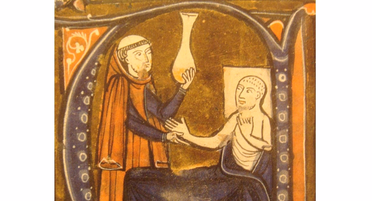What did medical care look like in a monastery?