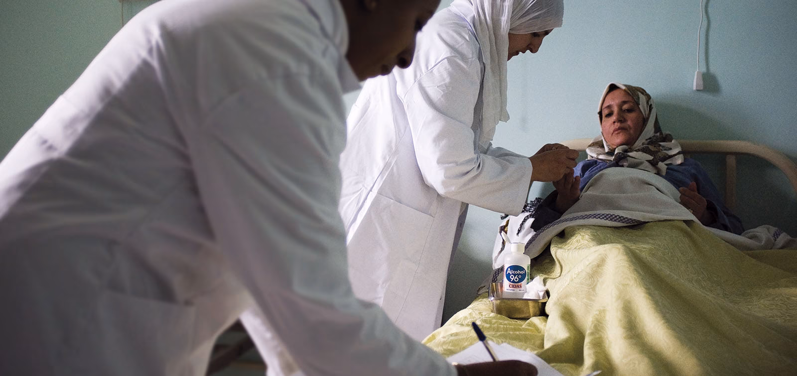 How are hospitals financed in Morocco?