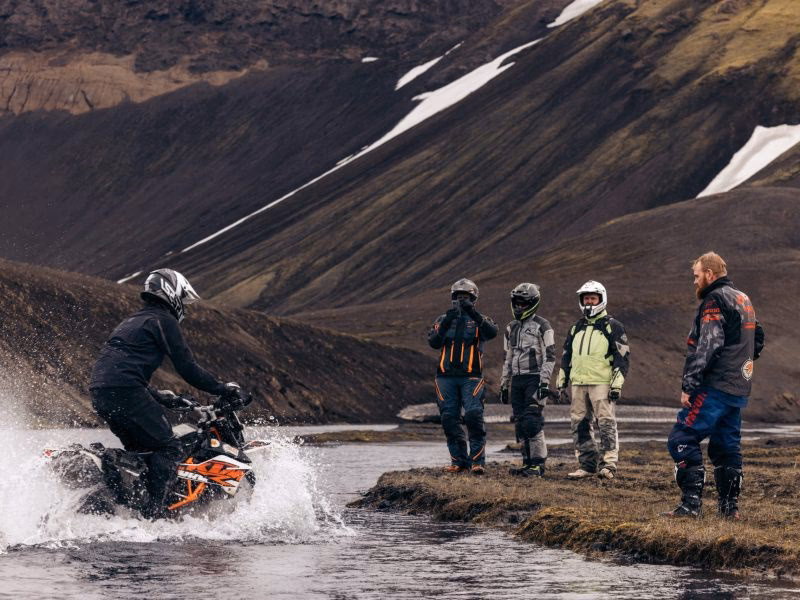 What is a 6 day motorcycle adventure through Iceland?