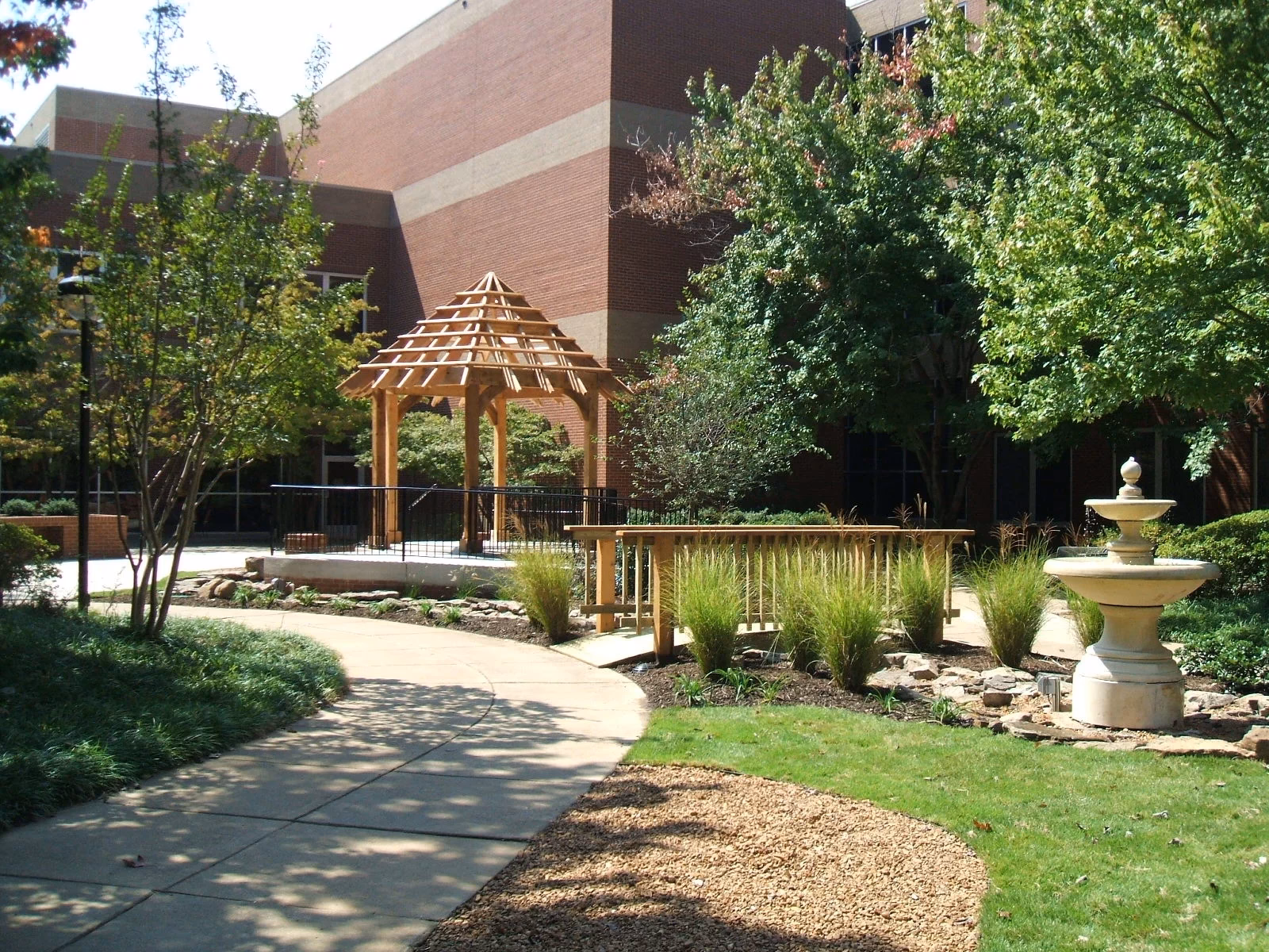 What is a hospital garden?