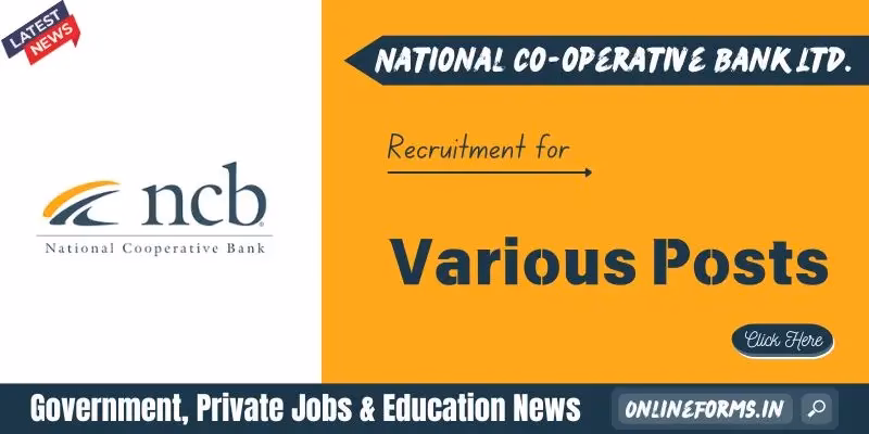 How to apply for clerk Vacancies in National Co-operative Bank?