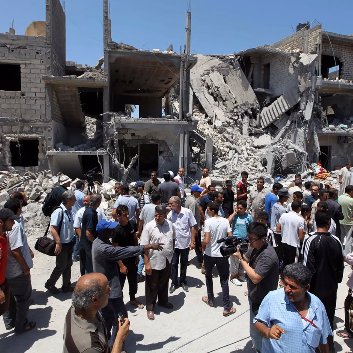 Was NATO's 2011 intervention in Libya intended to oust Gadaffi?