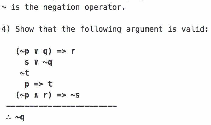 What is logical negation operator?