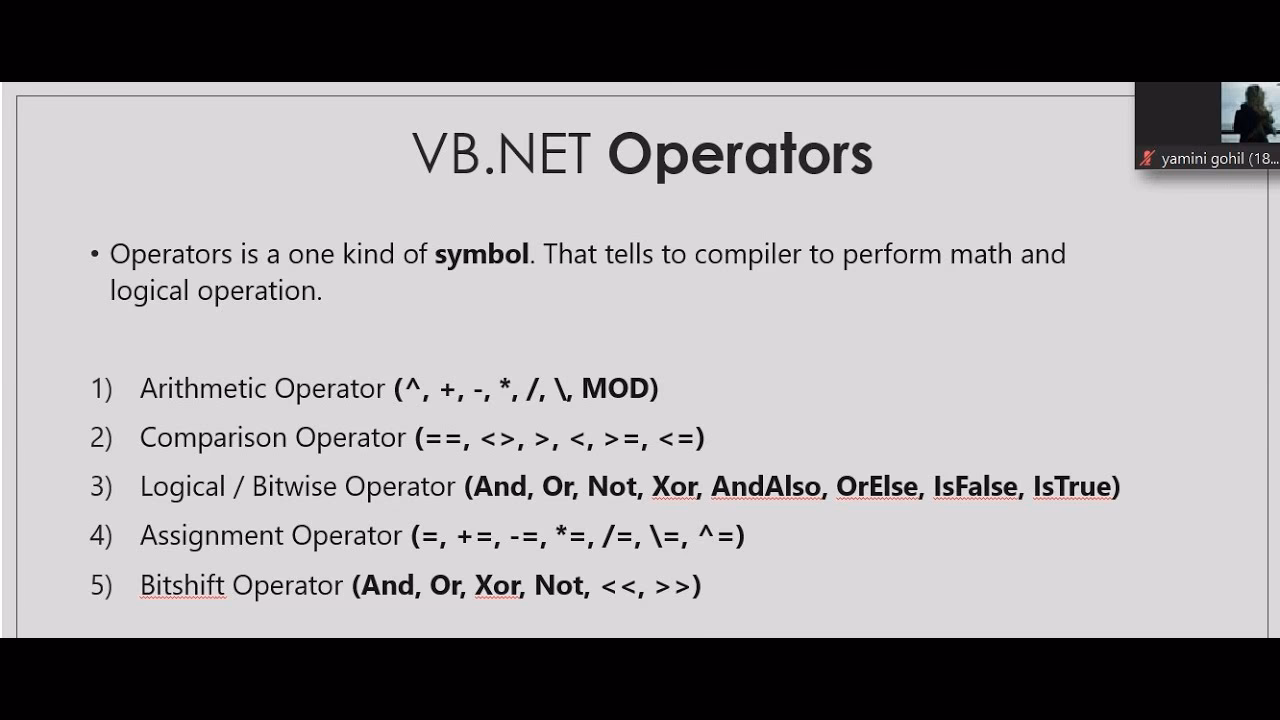 What are operators in C#?