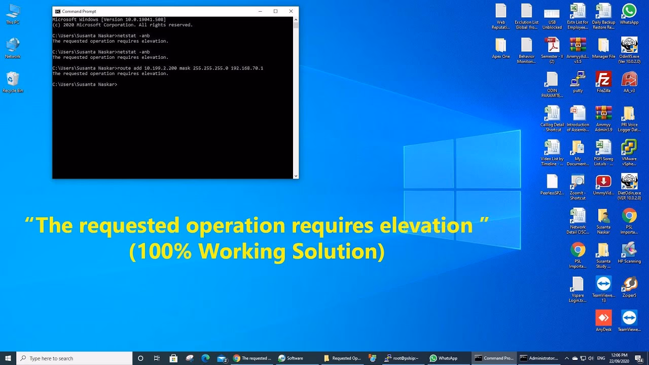 How to fix error 740 – requested operation requires elevation?