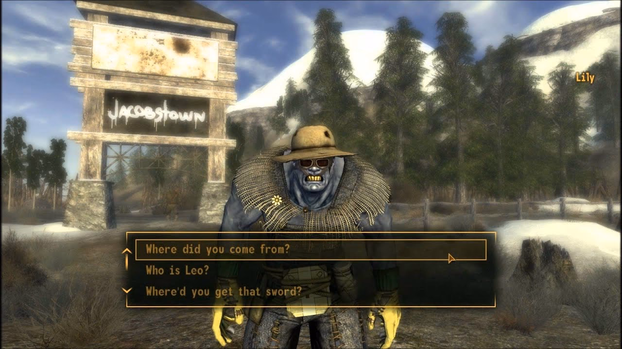 How do you help Lily in Fallout New Vegas?