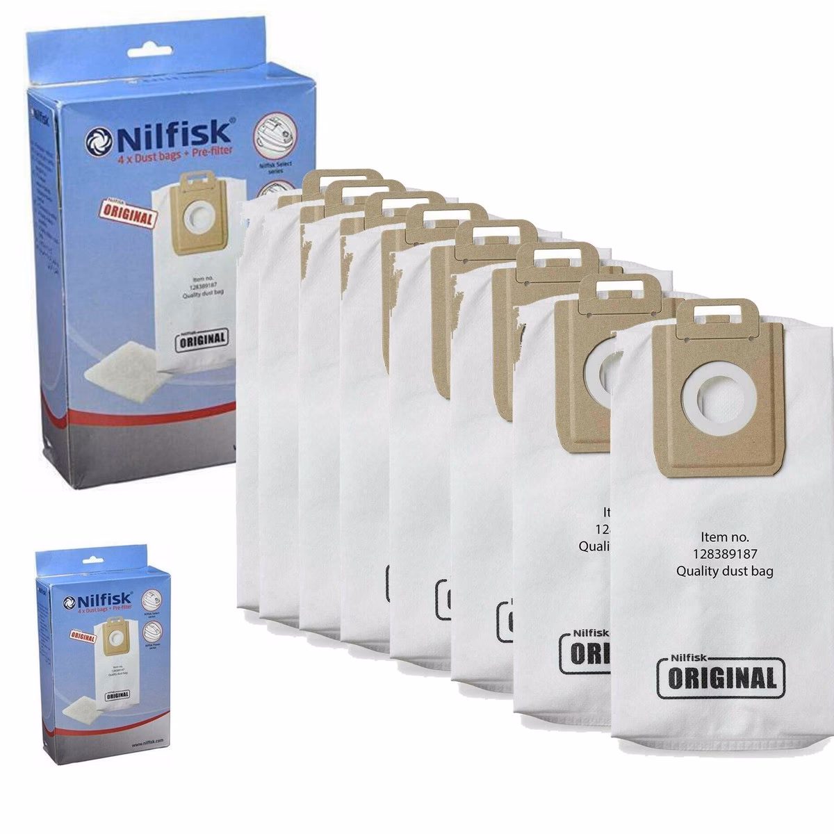 What spare parts do I need for my Nilfisk vacuum cleaner?