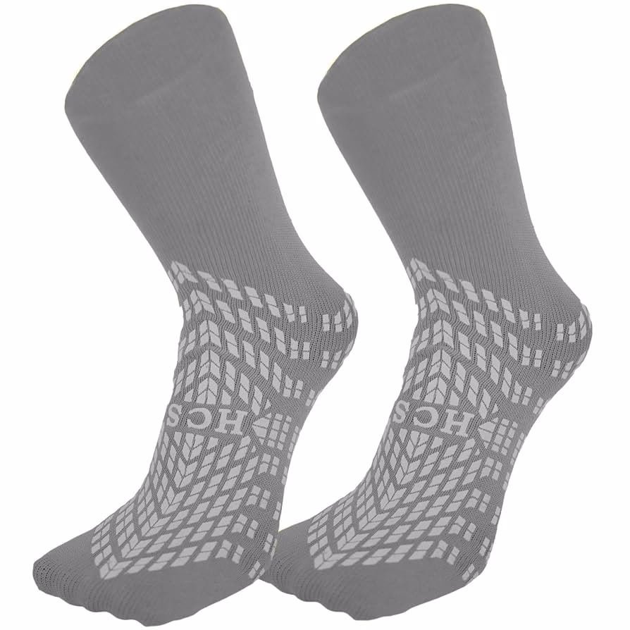 Do non-slip socks help prevent falls?