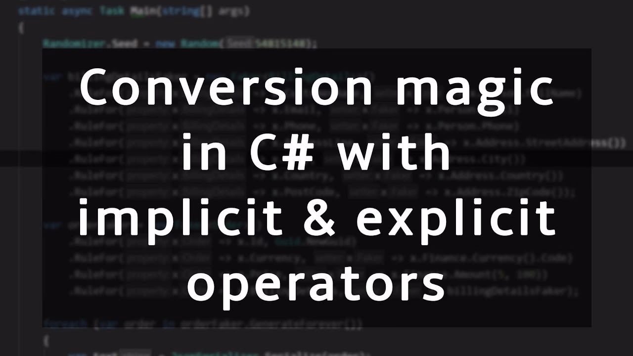 Does C# support implicit and explicit user-defined type conversions?
