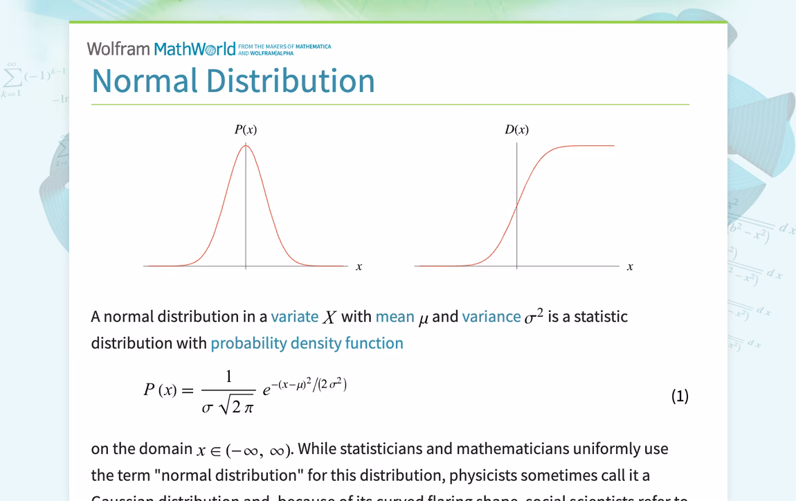 What are the characteristics of a normal distribution?