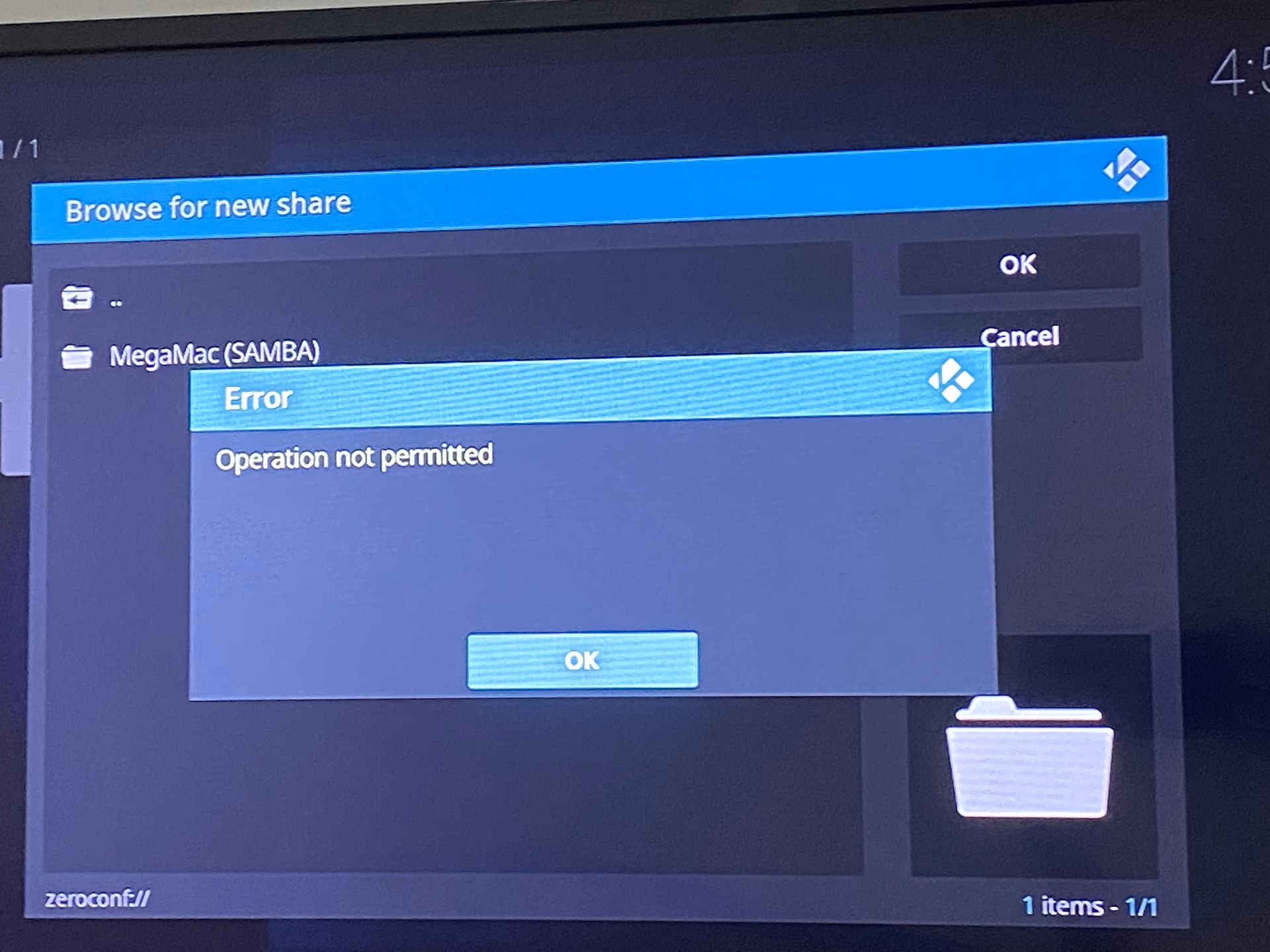 Does Kodi support samba?