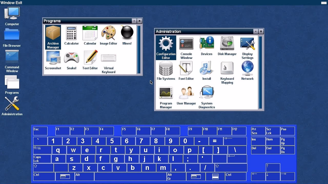 Is visual operating system based on a pre-existing OS?
