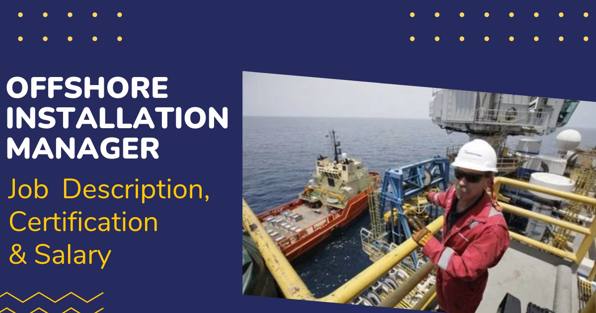 How do I become an offshore installation manager?