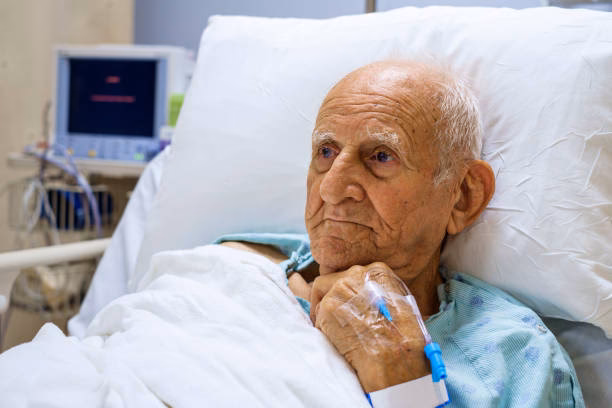 Why would a 45-year-old man go to the hospital?