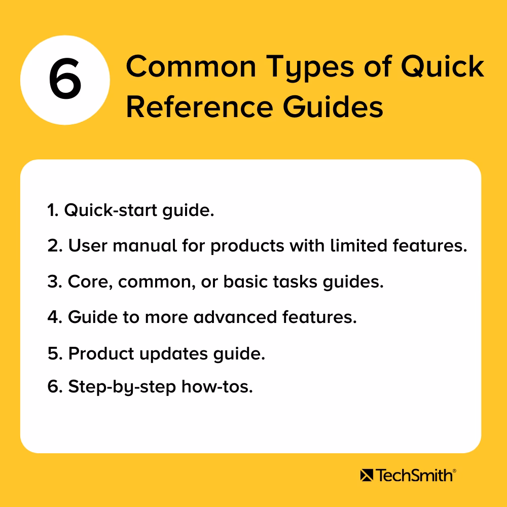 Are quick reference guides a good internal solution?