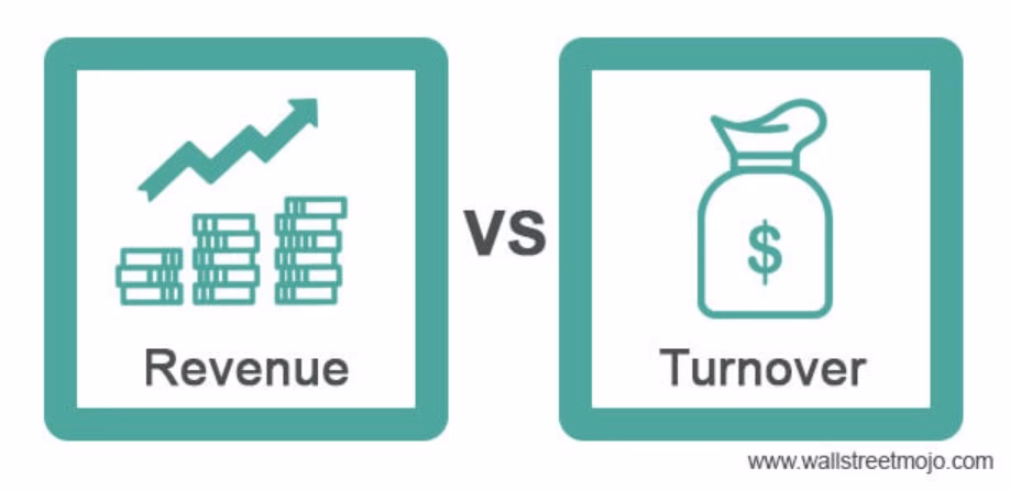 What is the difference between revenue and turnover?