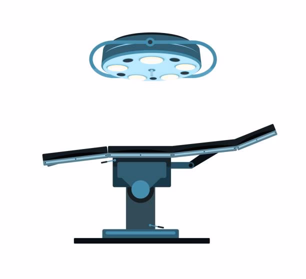 What is a stick figure in an operating table?