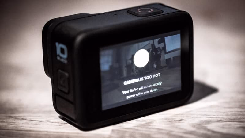 Is there a cold limit on a GoPro camera?